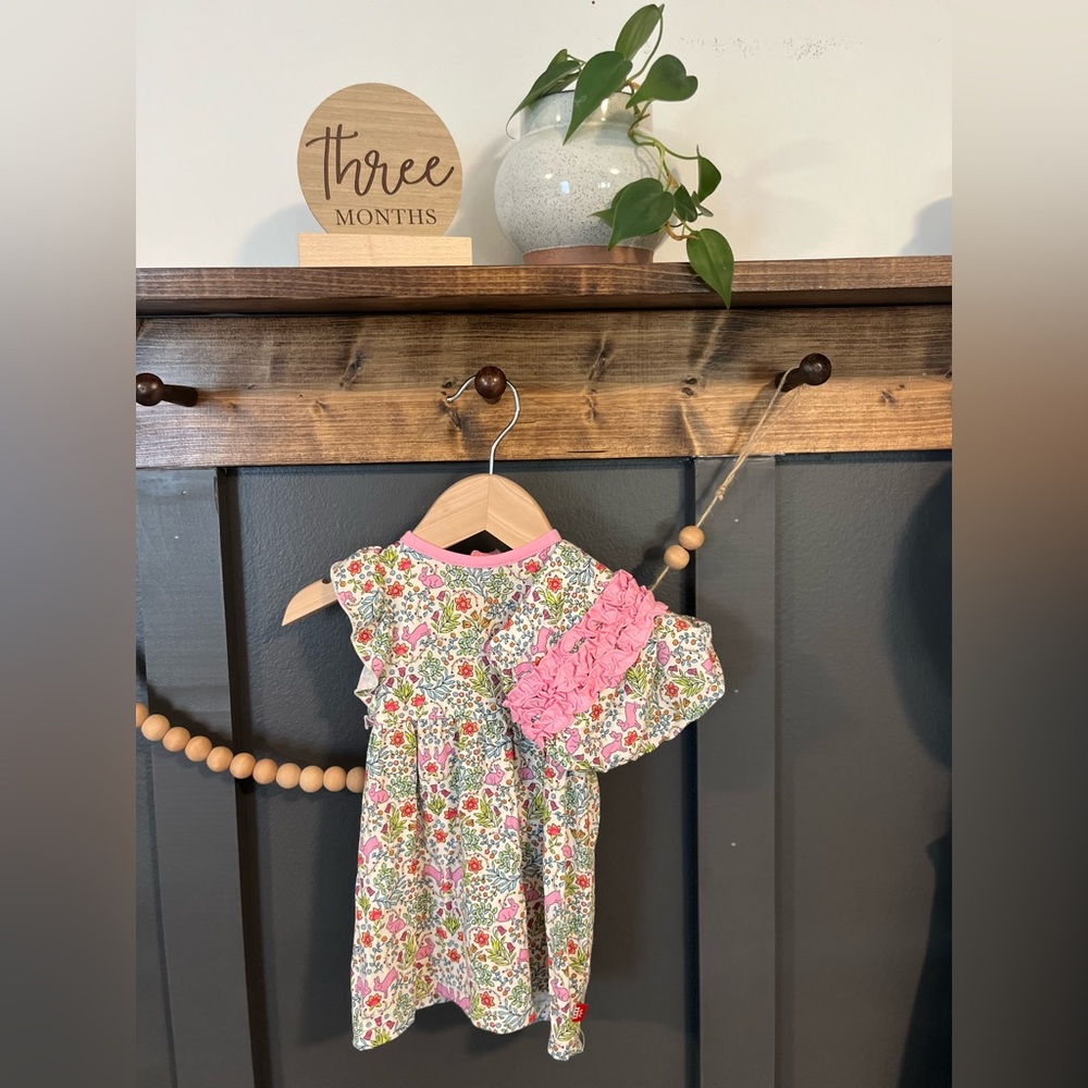 Flutter bunny dress with ruffle bloomers